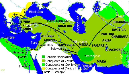 Persian Empire Map