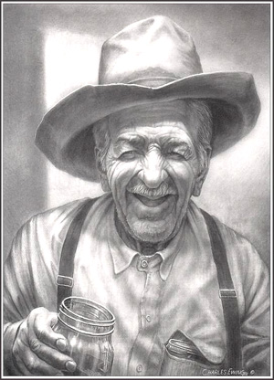 AN OLD COWBOY AN OLD COWBOY